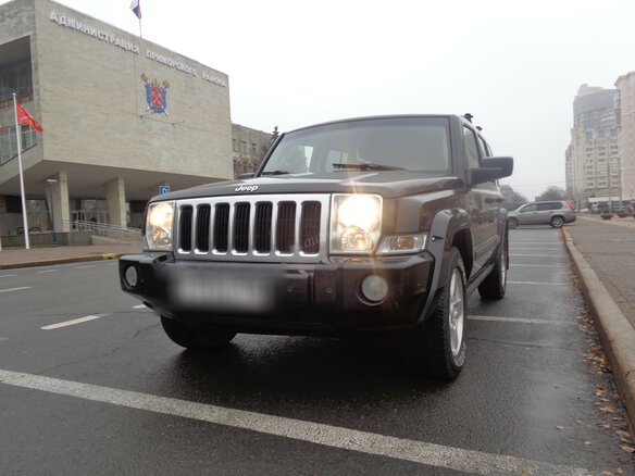 2008 Jeep Commander, чёрный - вид 1