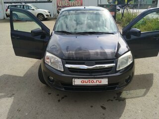 2014 Lada (ВАЗ) Granta I, чёрный, 595000 рублей, вид 1