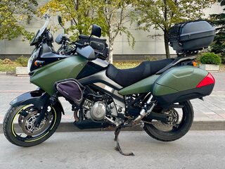 2005 Suzuki V-Strom 1000, зелёный, 550000 рублей, вид 2