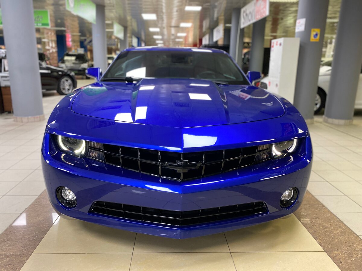 Chevrolet Camaro 2011 синяя