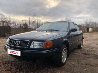 1991 Audi 100 IV (C4), синий, 180000 рублей, вид 1
