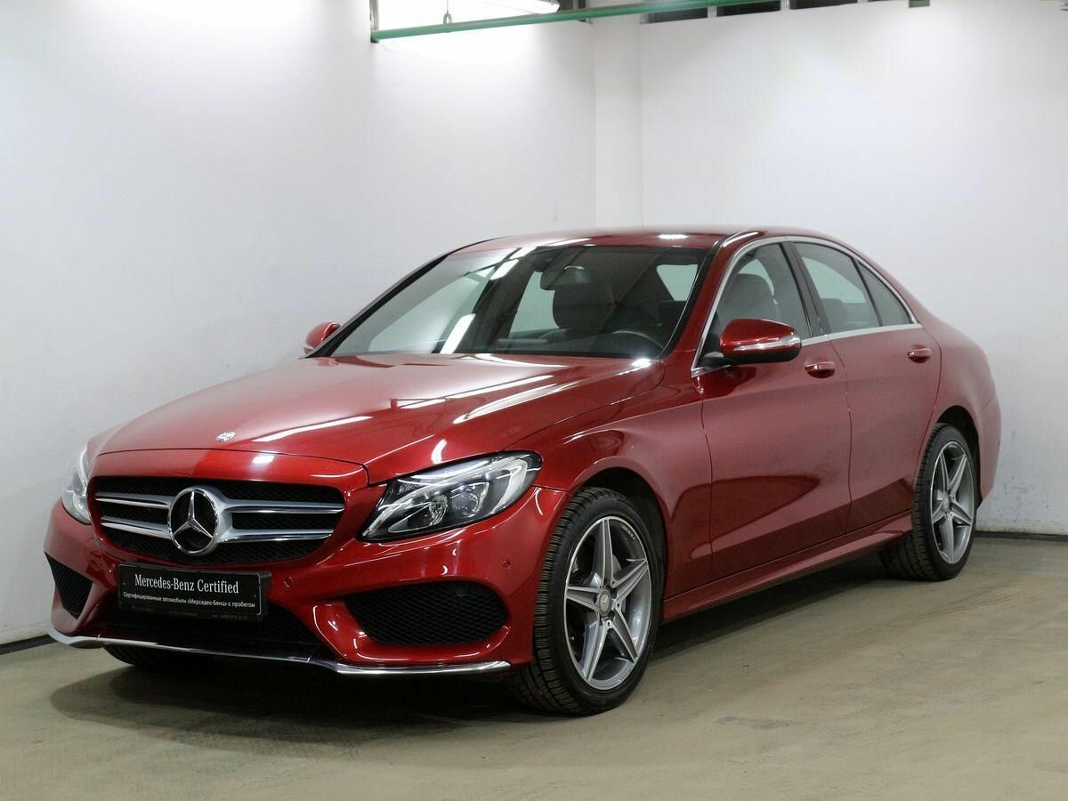 W205 AMG красный