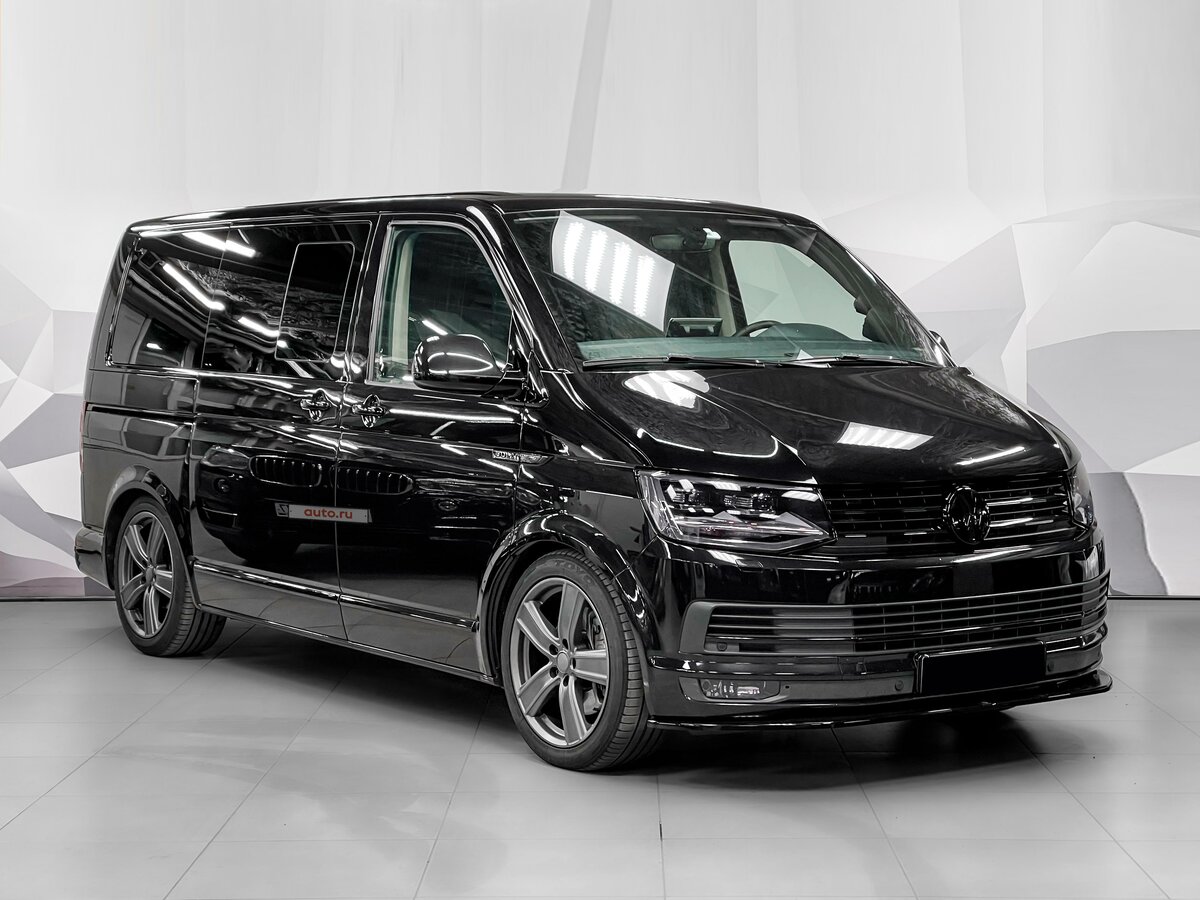 2016 Volkswagen Multivan T6, чёрный - вид 3