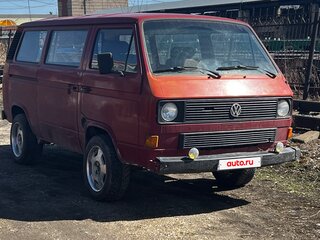 1987 Volkswagen Transporter 4-speed T3, красный, 370000 рублей, вид 1