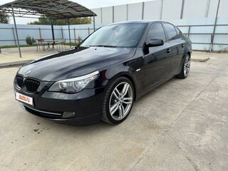 2008 BMW 5 серии 525i V (E60/E61) Рестайлинг, чёрный, 1430000 рублей, вид 1