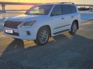 2013 Lexus LX 570 III Рестайлинг, белый, 4000000 рублей, вид 1
