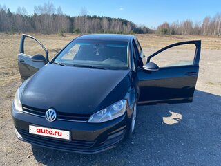 2013 Volkswagen Golf VII, чёрный, 850000 рублей, вид 1