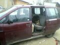 1989 Nissan Prairie II (M11), пурпурный - вид 3