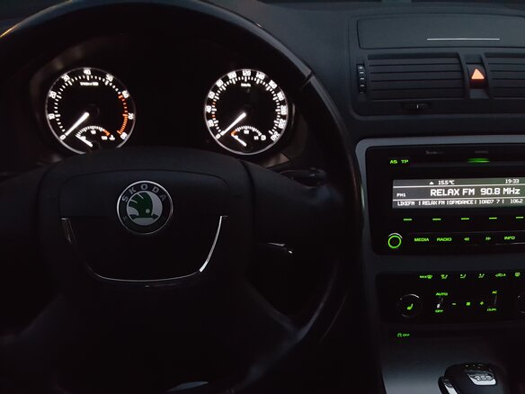2011 Skoda Octavia II (A5) Рестайлинг, чёрный - вид 12
