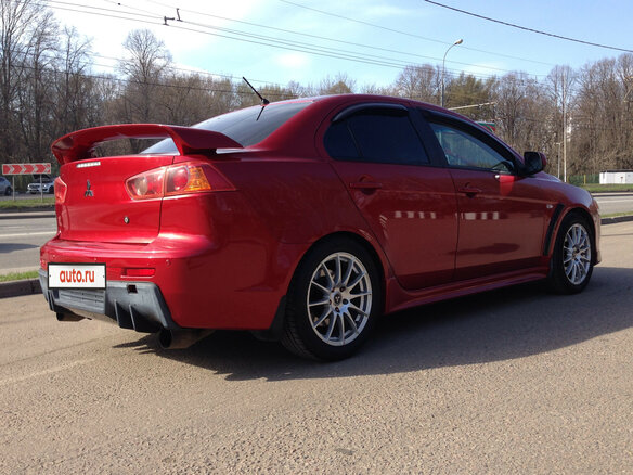 2007 Mitsubishi Lancer X, пурпурный - вид 5