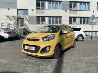 2012 Kia Picanto II, жёлтый, 1050000 рублей, вид 1