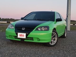 2002 Honda Civic VII, зелёный, 490000 рублей, вид 1