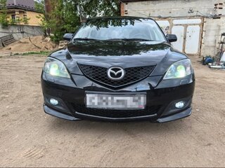 2008 Mazda 3 I (BK) Рестайлинг, чёрный, 530000 рублей, вид 1