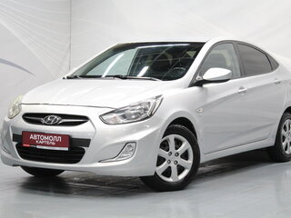2013 Hyundai Solaris I, серый, 850000 рублей, вид 1
