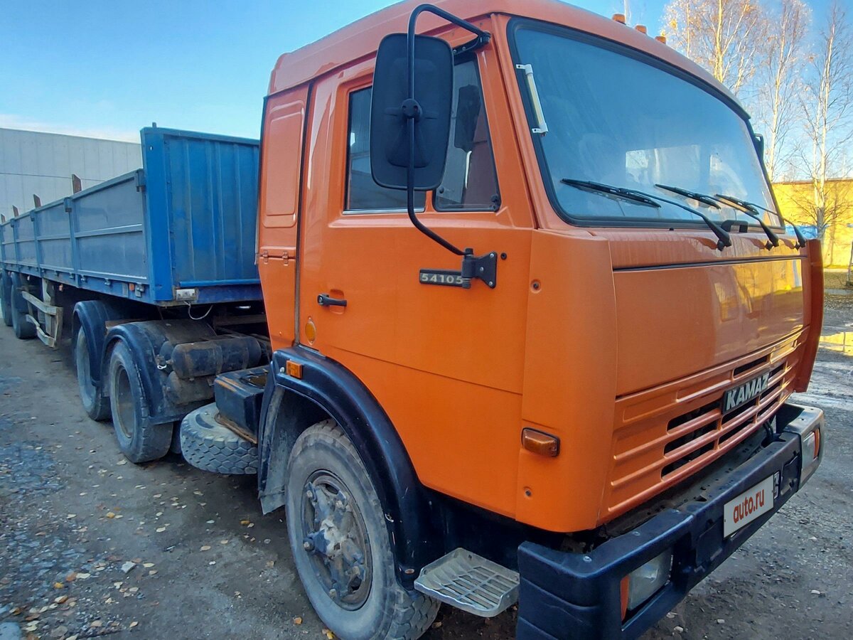 Купить б/у КамАЗ 5410 дизель механика в Ухте: оранжевый 1996 года на ...