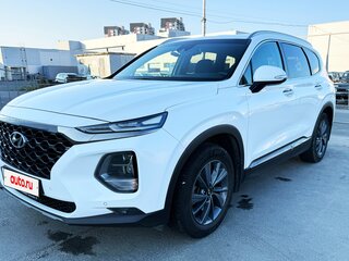 2019 Hyundai Santa Fe IV, белый, 2940000 рублей, вид 1