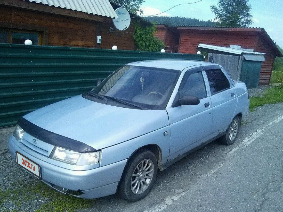 ВАЗ 2110 серебристо голубой
