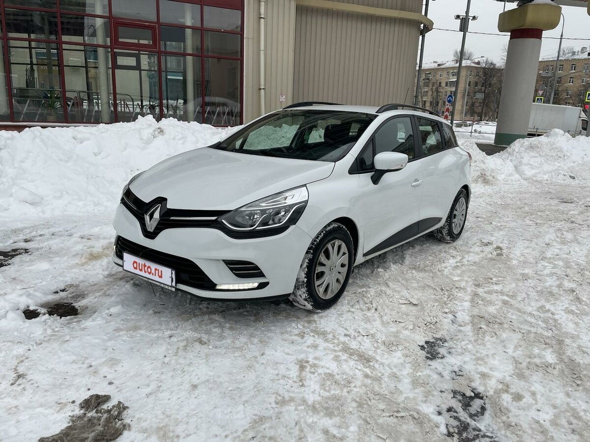 Renault Clio 2019 Р±РµР»С‹Р№