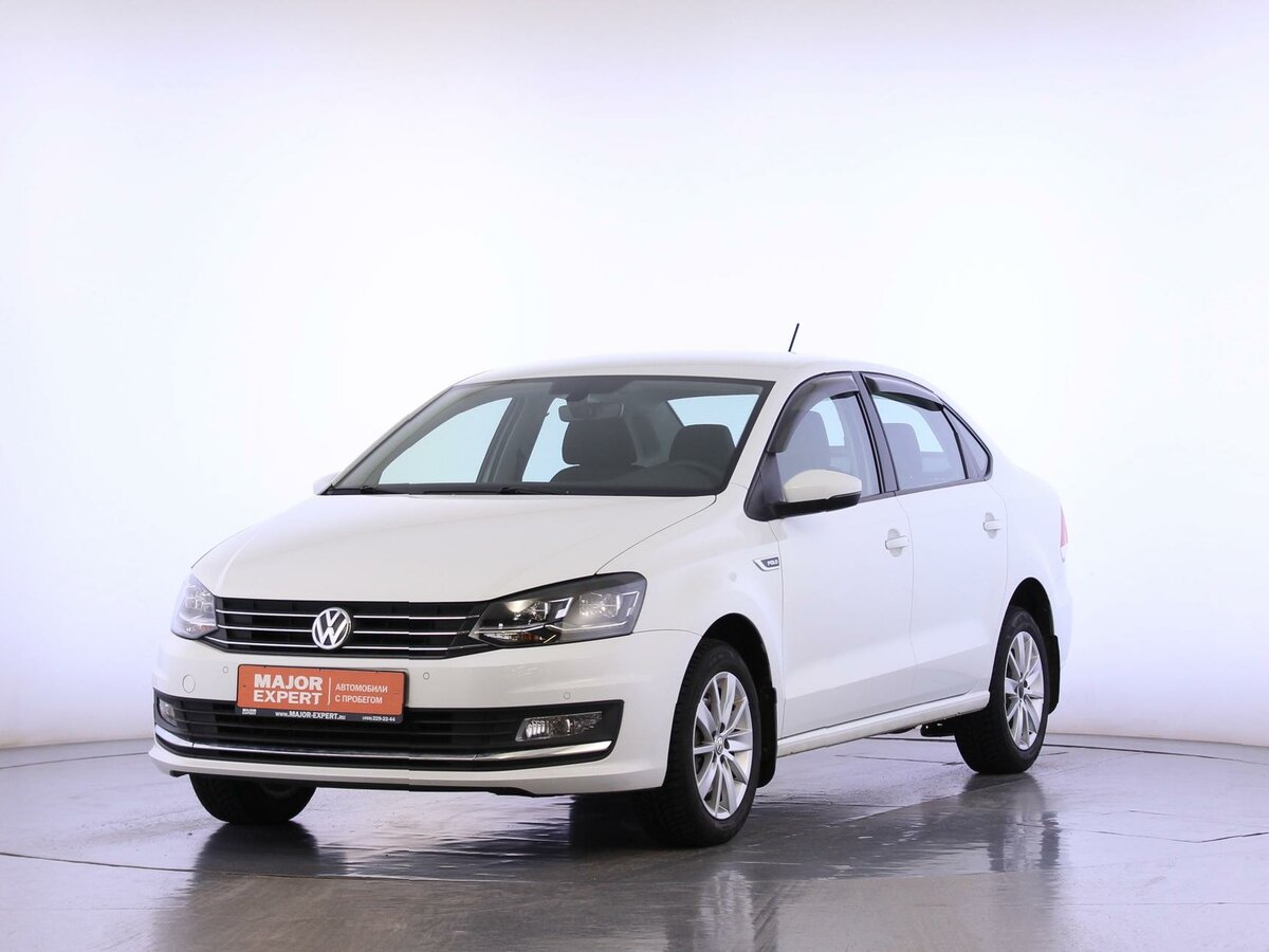 Купить б/у Volkswagen Polo V Рестайлинг 1.6 AT (110 л.с.) бензин автомат в Москв