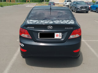 2012 Hyundai Solaris I, чёрный, 580000 рублей, вид 3