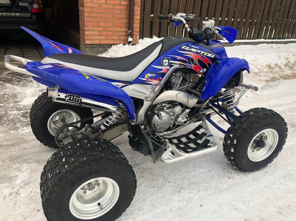 2006 Yamaha Raptor YFM700, синий - вид 1.