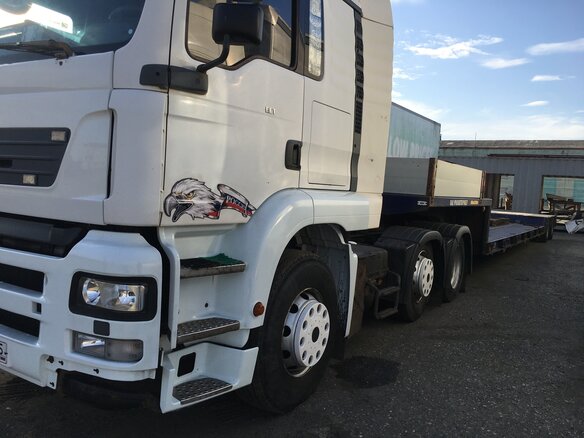 2002 ERF (MAN Truck) E-Series, белый - вид 2