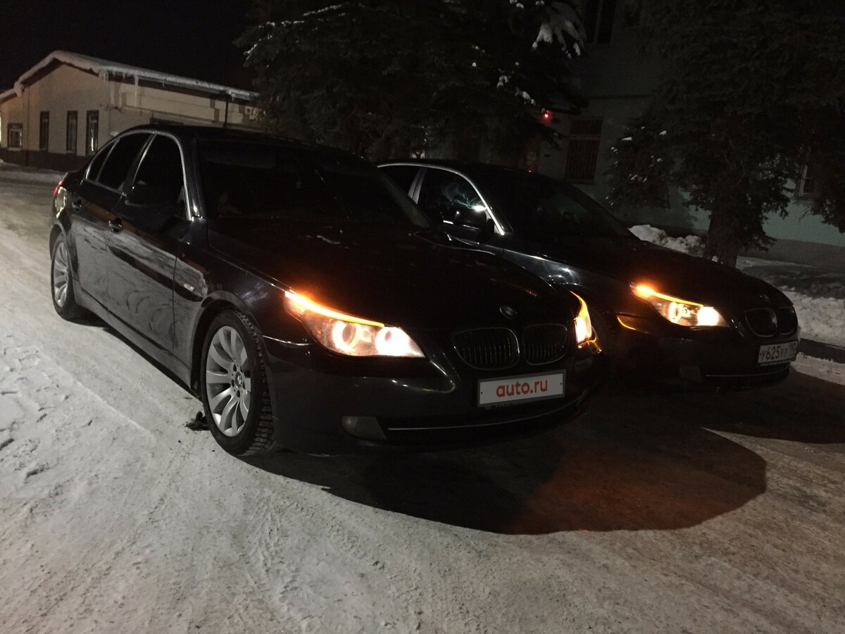 За рулем БМВ 525