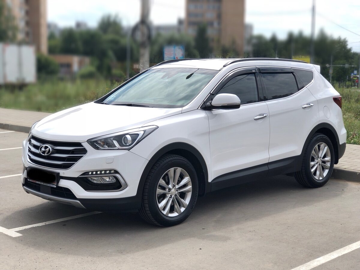 Hyundai Santa Fe III Рестайлинг.