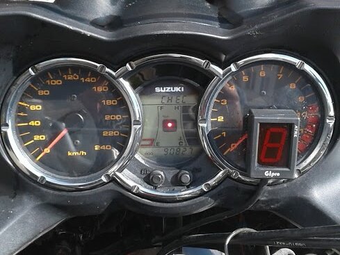 2004 Suzuki V-Strom 1000, синий