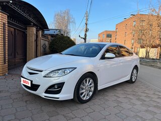 2012 Mazda 6 II (GH) Рестайлинг, белый, 955000 рублей, вид 1