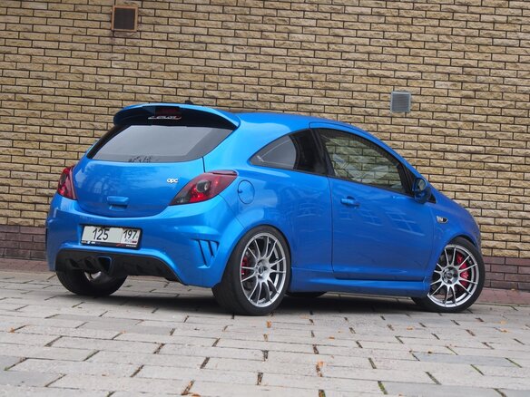 2008 Opel Corsa OPC D, голубой - вид 3
