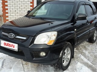 2008 Kia Sportage II Рестайлинг, чёрный, 850000 рублей, вид 1