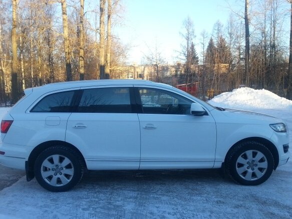 2012 Audi Q7 I (4L) Рестайлинг, белый - вид 6
