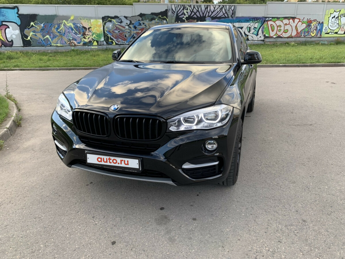 Купить б/у BMW X6 II (F16) 35i 3.0 AT (306 л.с.) 4WD