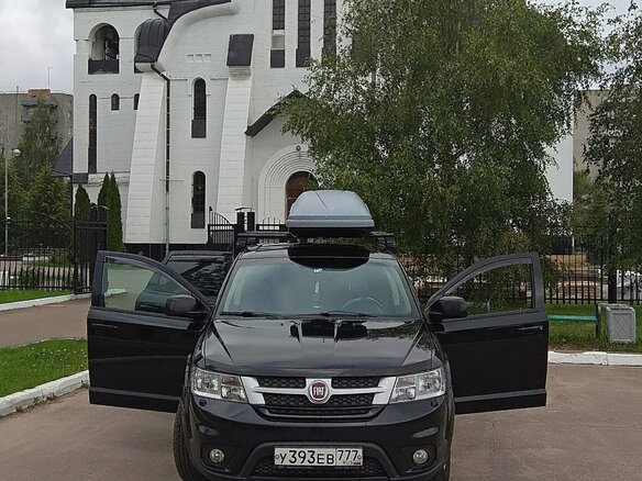 2013 Fiat Freemont, чёрный - вид 3