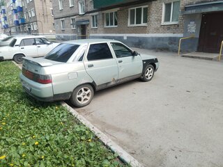 2002 Lada (ВАЗ) 2110, серебристый, 60000 рублей, вид 1