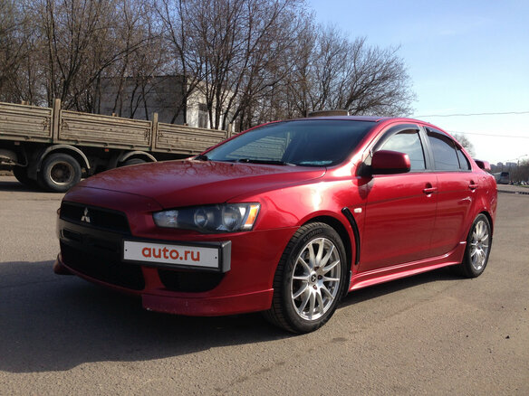 2007 Mitsubishi Lancer X, пурпурный