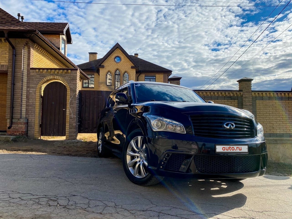 Инфинити джип qx56 черный