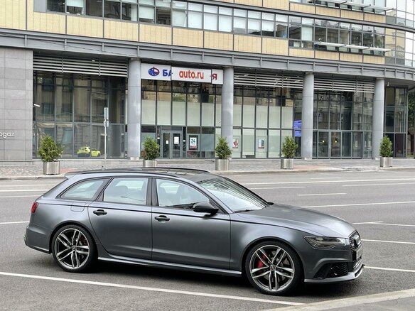 2015 Audi RS 6 III (C7) Рестайлинг, серый
