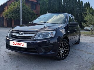 2015 Lada (ВАЗ) Granta I, синий, 350000 рублей, вид 1