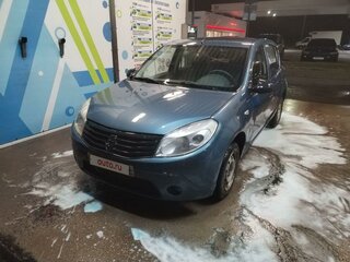 2013 Renault Sandero I, голубой, 360000 рублей, вид 1