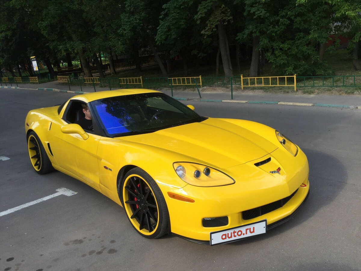 2011 Chevrolet Corvette Z06 C6, жёлтый.