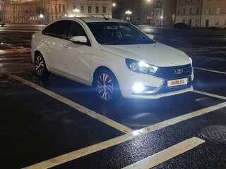 2018 Lada (ВАЗ) Vesta I, белый, 950000 рублей, вид 1