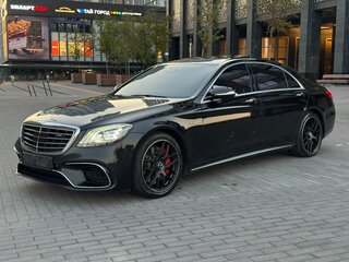 2014 Mercedes-Benz S-Класс AMG 63 AMG Long III (W222, C217), чёрный, 3399000 рублей, вид 1