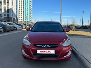 2012 Hyundai Solaris I, красный, 430000 рублей, вид 1