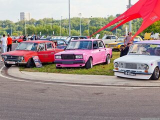 2011 Lada (ВАЗ) 2107, розовый, 290000 рублей, вид 1