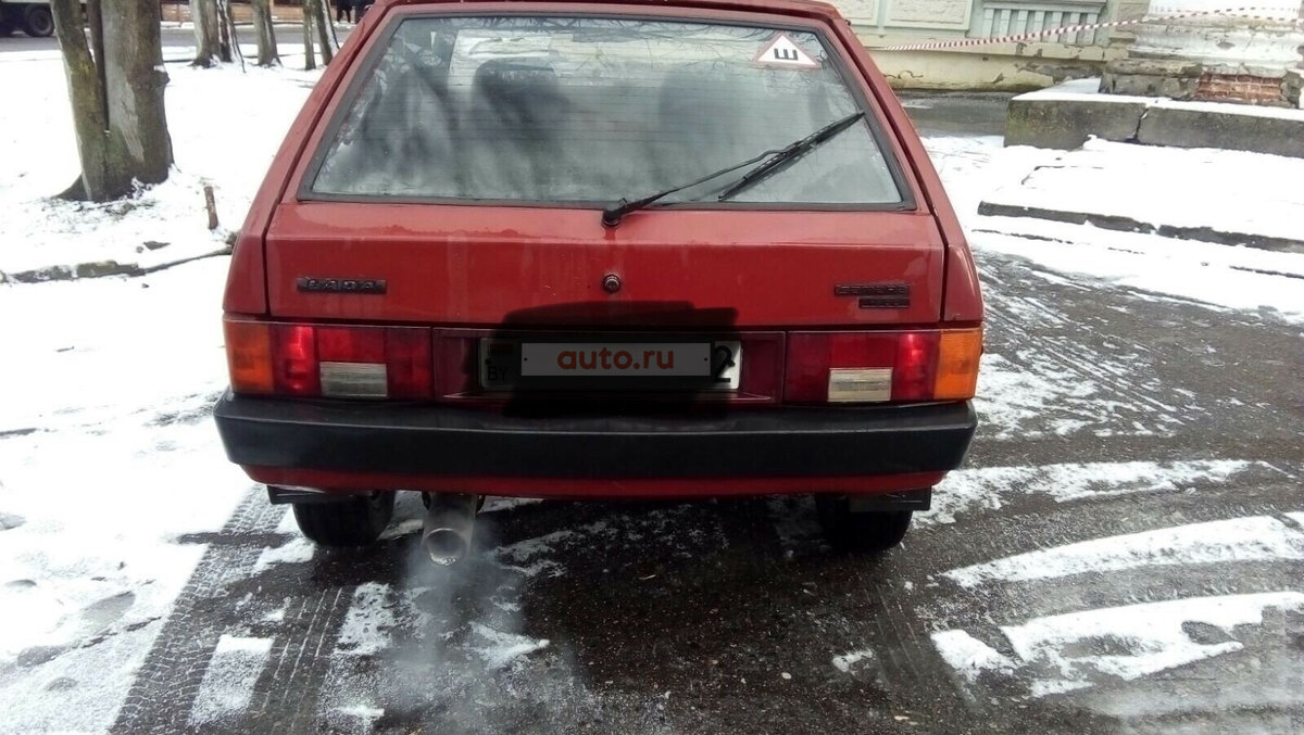 1993 LADA (ВАЗ) 2108, красный, 45000 рублей - вид 5
