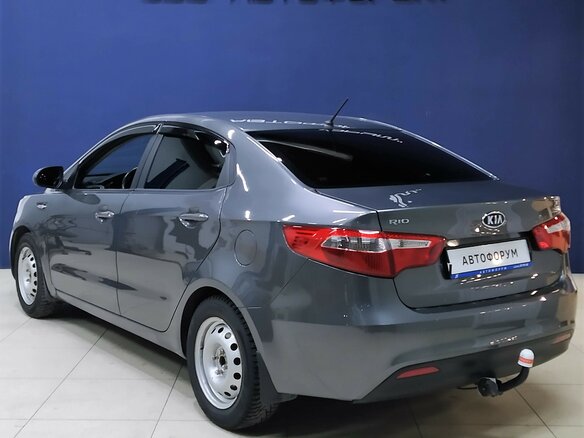 2012 Kia Rio III, серебристый - вид 3