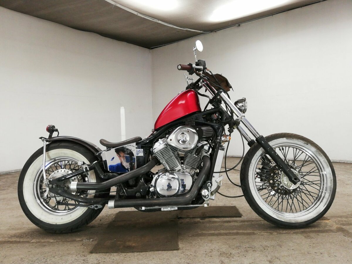Honda Steed с коляской