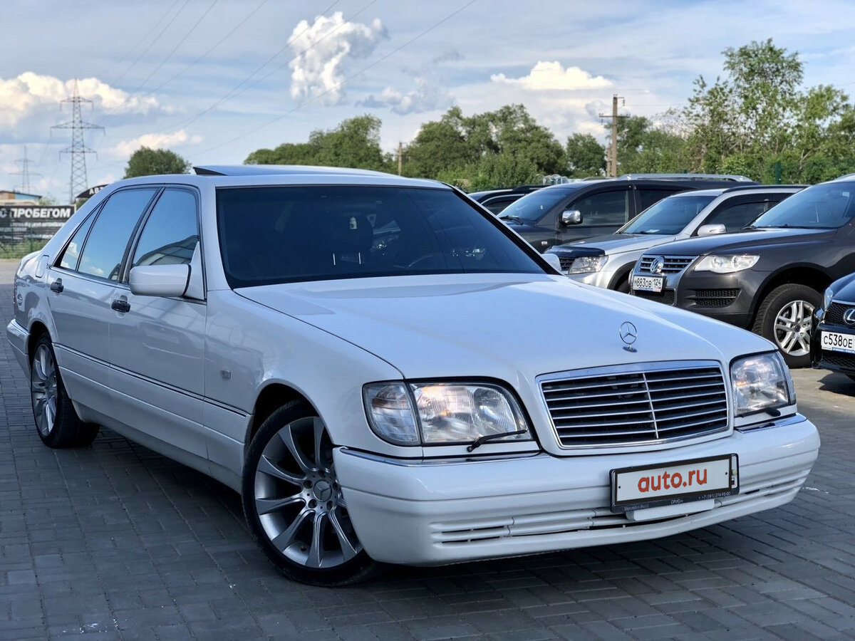 Mercedes Benz w140 Р±РµР»С‹Р№